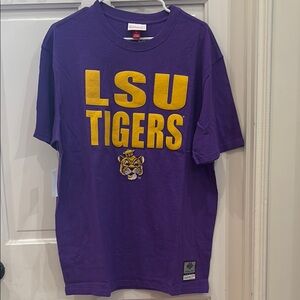Mitchell & Ness Purple and Gold LSU Tigers Short Sleeve Tee